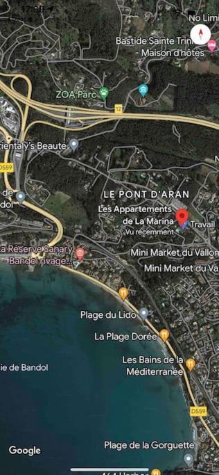 Les Appartements De La Marina Sanary-sur-Mer Εξωτερικό φωτογραφία